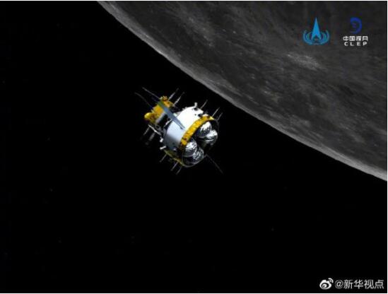 最新消息：嫦娥五号探测器首次实现月球轨道交会对接