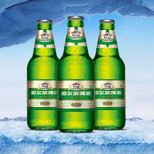 Harbin哈尔滨啤酒 特制哈超鲜啤酒330mL*24瓶