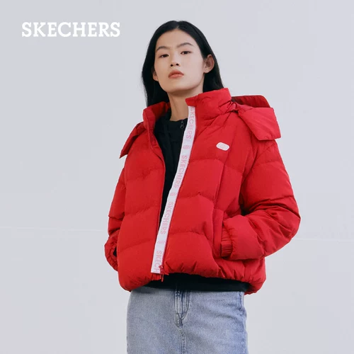 Skechers斯凯奇L420W022 女士短款羽绒服