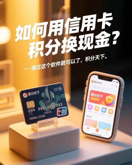 如何用信用卡积分换现金？用这个软件就可以兑换了