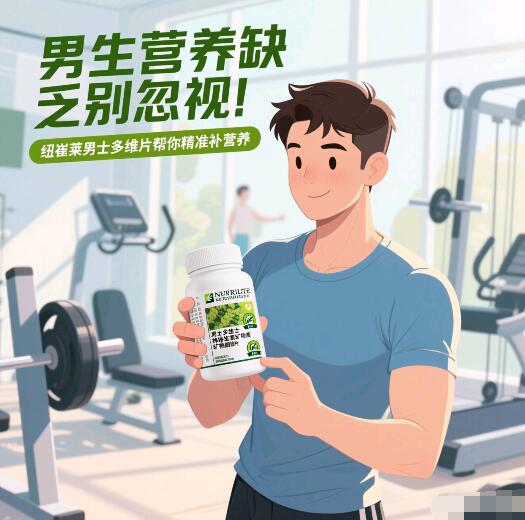 男生食物摄取营养缺乏怎么办？吃这款纽崔莱产品可补充